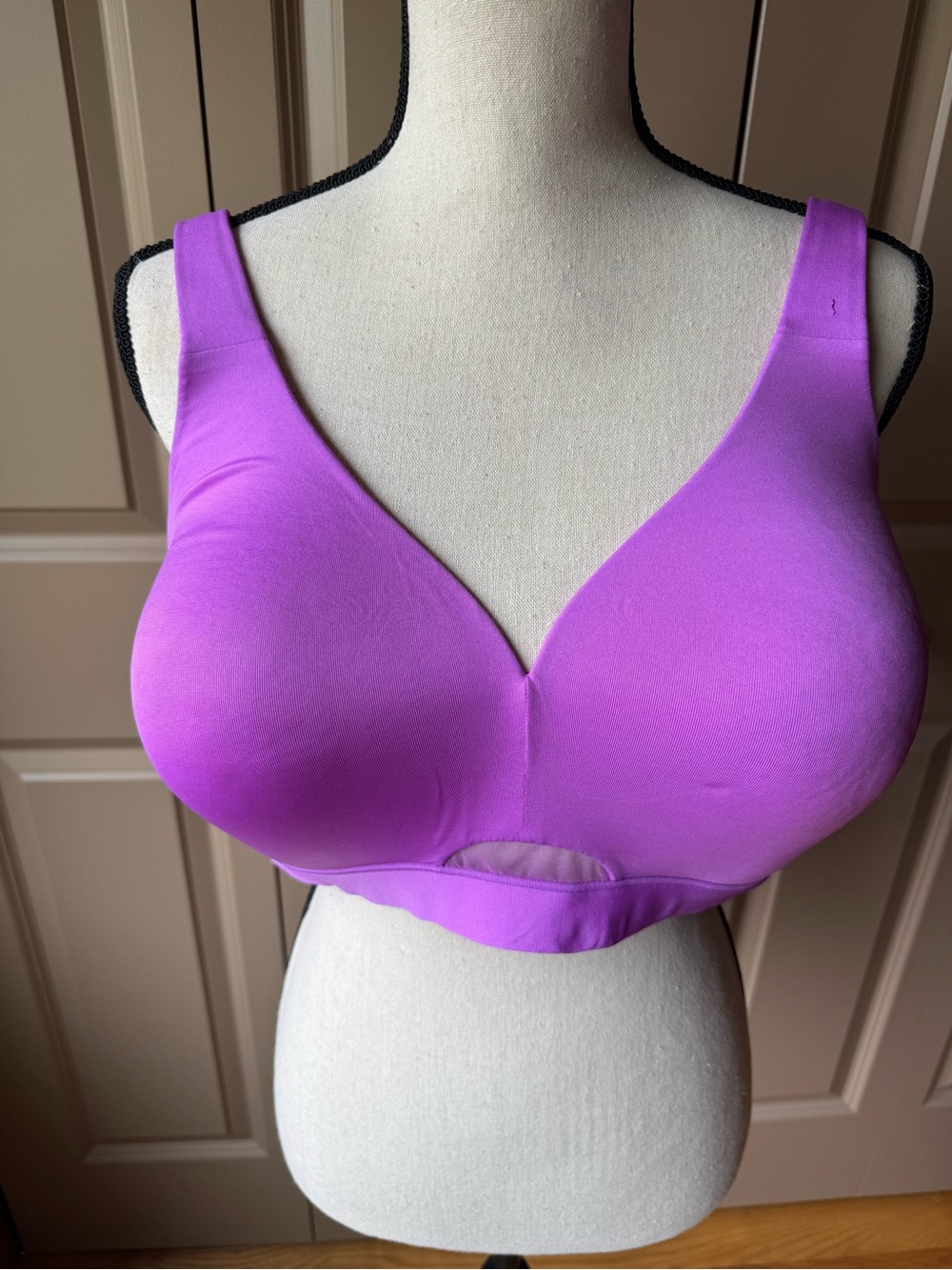 Cacique by Lane Bryant Purple Wireless Bra